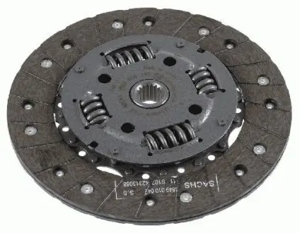 Диск зчеплення CITROEN/FIAT/PEUGEOT/TOYOTA BX/Jumpy/Scudo/Ulisse/205/306/405/Expert/Corolla &quot;1,9D &quot;8 SACHS 1862516345 (фото 1)