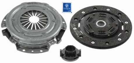 Комплект зчеплення Renault Clio 1.2 90-98 (d=180mm) (+вижимний) SACHS 3000 822 801