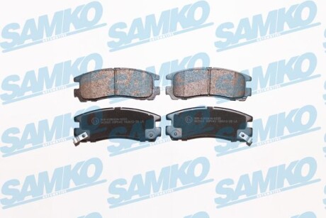 Тормозные колодки задние (15.5mm) Mitsubishi Galant V,VI,Sapporo III,Sigma 90-96 SAMKO 5SP043