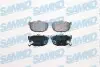 Тормозные колодки задние (14.0mm) Nissan Maxima, Bluebird, Kia Cerrato 04- SAMKO 5SP089 (фото 1)