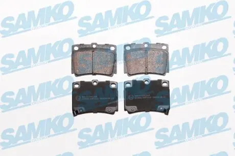 Тормозные колодки задние дисковые Mitsubishi Pajero Sport 2.5TD/3.0 V6 98- SAMKO 5SP1029