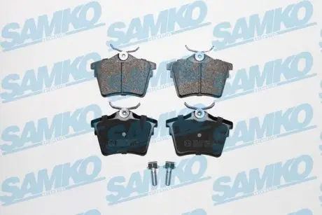 Тормозные колодки задние Peugeot 407, 607 1.6HDI 1.8 2.0/HDI 2.2 2.7HDI 3.0 04- SAMKO 5SP1195