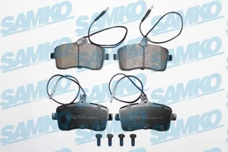 Колодки тормозные передние комплект Peugeot 407 04- SAMKO 5SP1196