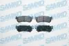Тормозные колодки задние (14.6 мм) Chevrolet Daewoo 1.4-2.0 00- SAMKO 5SP1199 (фото 1)