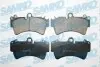 Колодки тормозные передние 16.6 мм (система BREMBO) VAG Q7 Cayenne Touareg 02-15 SAMKO 5SP1257 (фото 1)