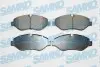 Колодки тормозные передние (система BREMBO) MB Sprinter (906) VW Crafter 06- SAMKO 5SP1275 (фото 1)