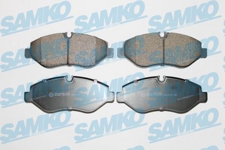 Колодки тормозные передние (система BREMBO) MB Sprinter (906) VW Crafter 06- SAMKO 5SP1275