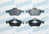 Тормозные колодки передние Renault Laguna II Megane II Scenic II 02- SAMKO 5SP1279 (фото 1)