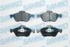 Тормозные колодки передние Renault Laguna II Megane II Scenic II 02- SAMKO 5SP1279 (фото 1)