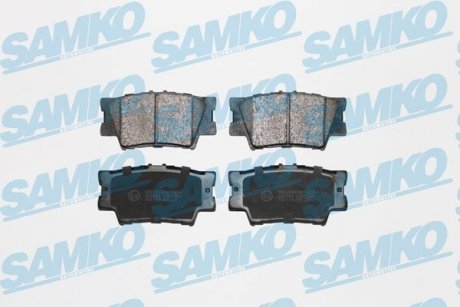 Колодки тормозные задние (15.4 мм) (система AKEBONO) Lexus ES Toyota Camry 05- SAMKO 5SP1281