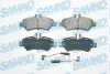 Колодки тормозные (задние) (система BOSCH) MB Sprinter 906 VW LT 06- SAMKO 5SP1293 (фото 1)