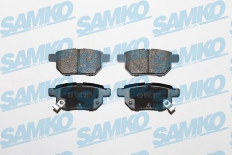 Тормозные колодки задние (Akebono) Toyota Auris/Yaris 06- SAMKO 5SP1312