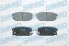 Тормозные колодки задние (15.8mm) KIA Sorento 03- SAMKO 5SP1370 (фото 1)