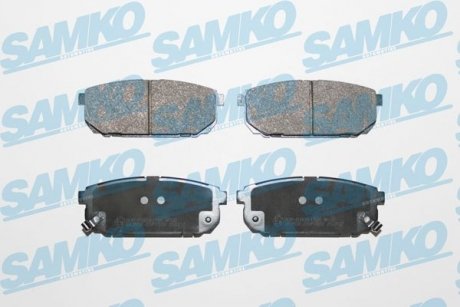 Тормозные колодки задние (15.8mm) KIA Sorento 03- SAMKO 5SP1370