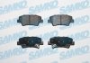 Колодки тормозные задние (15.5мм) (система AKEBONO) Hyundai Kia Ssangyong 04- SAMKO 5SP1558 (фото 1)