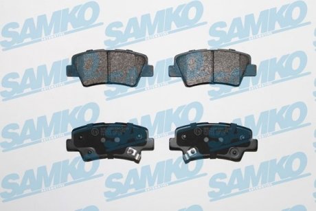 Колодки тормозные задние (15.5мм) (система AKEBONO) Hyundai Kia Ssangyong 04- SAMKO 5SP1558