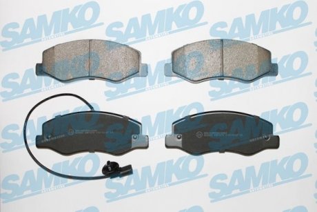 Тормозные колодки задние (система BREMBO) Opel Renault (сдвоенные колеса) 10- SAMKO 5SP1570