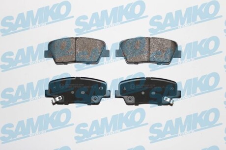 Тормозные колодки задние Hyundai Santa Fe, Kia Sorento 09- SAMKO 5SP1625