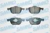 Тормозные колодки передние (18 мм) (система ATE) Ford Focus Mazda 3 5 Volvo 03- SAMKO 5SP1627 (фото 1)