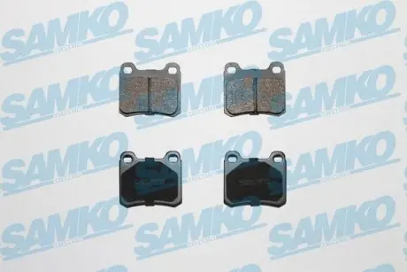 Тормозные колодки задние (15.5 мм) (система ATE) MB W124/W201 SAMKO 5SP181