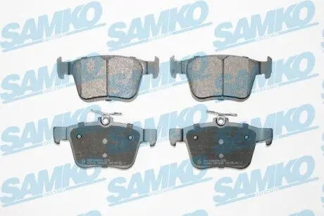 Колодки тормозные задние (система TEVES) Audi A7 Skoda Octavia VW Golf 12- SAMKO 5SP1835