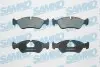 Тормозные колодки передние (17.5mm) Opel Kadett E,Vectra 88-,Astra 2.0 91-,Omega SAMKO 5SP304 (фото 1)