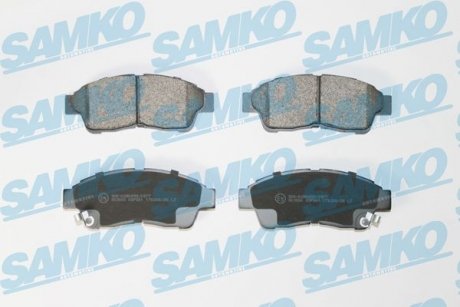 Тормозные колодки передние (17.5mm) Toyota Corolla 07/92-(Aisin), GEELY BYD III SAMKO 5SP561