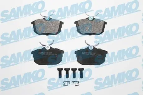 Тормозные колодки задние Volvo S40, V40 1.8, 2.0, 1.9TD 95-, Mitsubishi Carisma SAMKO 5SP621