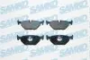 Тормозные колодки задние (17 мм) (система ATE) BMW 5 E39 95-04 SAMKO 5SP650 (фото 1)