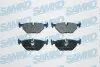 Тормозные колодки задние (17 мм) (система ATE) BMW 3 E36 E46 Z4 88-08 SAMKO 5SP675 (фото 1)