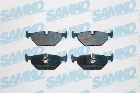Тормозные колодки задние (17 мм) (система ATE) BMW 3 E36 E46 Z4 88-08 SAMKO 5SP675