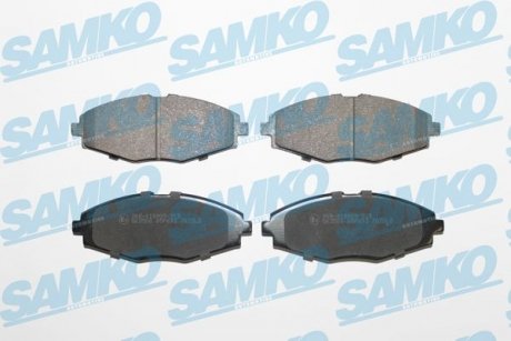 Тормозные колодки передние (16.7 мм) (система AKEBONO) Chevrolet Daewoo 97- SAMKO 5SP693