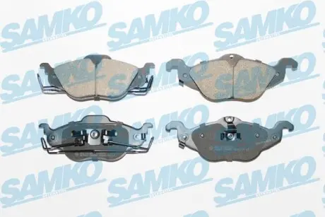 Тормозные колодки передние (18.3 мм) (система TEVES) Opel Astra G 98- SAMKO 5SP698