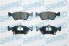 Тормозные колодки передние (18.2mm) Toyota Avensis 1.6-2.0 97- SAMKO 5SP709 (фото 1)