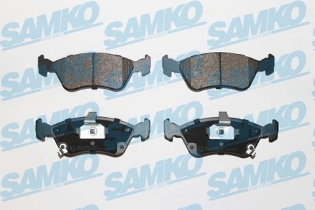 Тормозные колодки передние (18.2mm) Toyota Avensis 1.6-2.0 97- SAMKO 5SP709