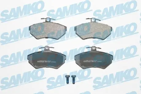 Тормозные колодки передние (16 мм) (система TRW) Chery Tiggo VAG 88-05 SAMKO 5SP718