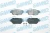 Тормозные колодки передние (19 мм) (система BOSCH) Berlingo Partner 00-13 SAMKO 5SP807 (фото 1)