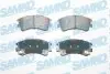 Тормозные колодки передные Mazda 6 2.0/2.0DI/2.3 02- SAMKO 5SP878 (фото 1)