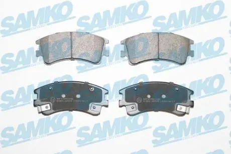 Тормозные колодки передные Mazda 6 2.0/2.0DI/2.3 02- SAMKO 5SP878