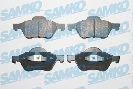 Тормозные колодки передние Renault Laguna II Megane II Scenic II 02- SAMKO 5SP898