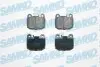 Тормозные колодки задние (16.8mm) Mercedes M-class W163 98-05 SAMKO 5SP901 (фото 1)