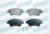 Колодки тормозные передние (18 мм) (система BOSCH) Renault Kangoo Megane 01- SAMKO 5SP911 (фото 1)