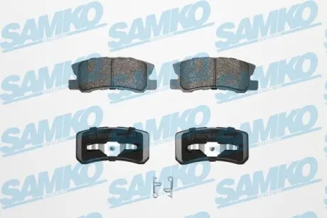 Тормозные колодки задние (16.4 мм) (система AKEBONO) Mitsubishi PSA 90- SAMKO 5SP954