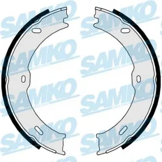 Колодки тормозные (бараб.) (ручника) (25x180) MB Sprinter 906 209-318 VW LT 06- SAMKO 89710