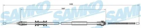 Трос зчеплення SAMKO C0702B