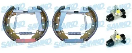 Колодки гальмівні з циліндрами SAMKO KEG407
