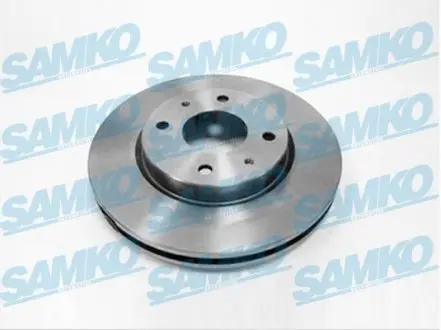 Тормозной диск передний вентилируемый Mitsubishi Lancer 03- SAMKO M1005V