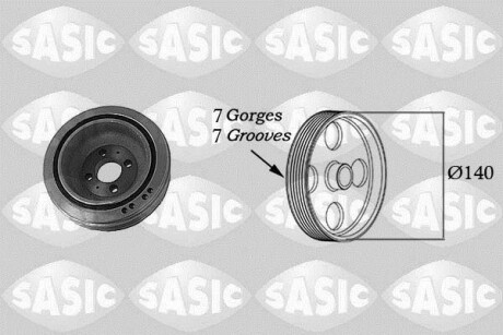 Шків коленвалу SASIC 2156032