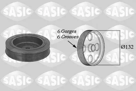 Шків коленвалу SASIC 4000704