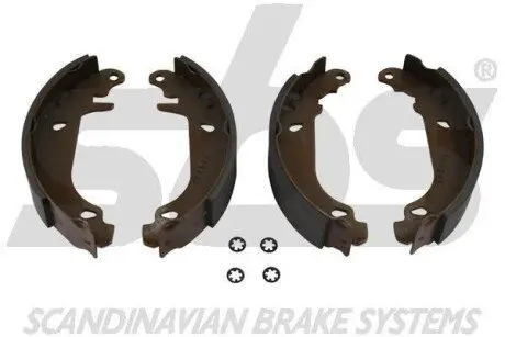 Тормозные колодки задние 180x42 Renault Clio1.1,1.2,1.4,1.8,1.9D;5,9,11,19(Ben.) SBS 18492739476